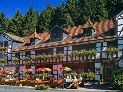 Außenansicht Landhaus Machold in Friedrichroda (Inselsbergregion) nahe dem Rennsteig