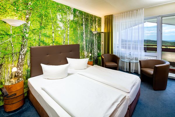 Panorama Plus Zimmer im Ahorn Berghotel Friedrichroda in der Inselsbergregion im Thüringer Wald