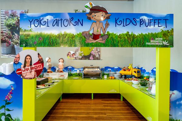 Kinderbuffet Ahorn Berghotel Friedrichroda in der Inselsbergregion im Thüringer Wald