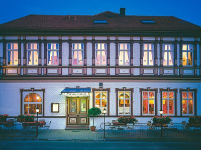 Außenansicht Brauhaus in Friedrichroda in der Inselsbergregion im Thüringer Wald