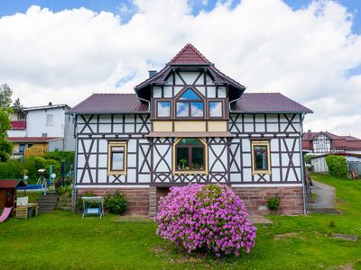 Fachwerkhaus in dem sich die Ferienwohnung 