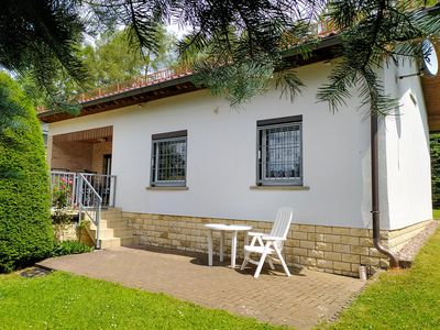 Ferienhaus Waldidylle Außenansicht Sommer Tambach-Dietharz