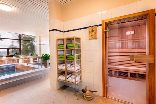 Saune im Ahorn Berghotel Friedrichroda in der Inselsbergregion im Thüringer Wald