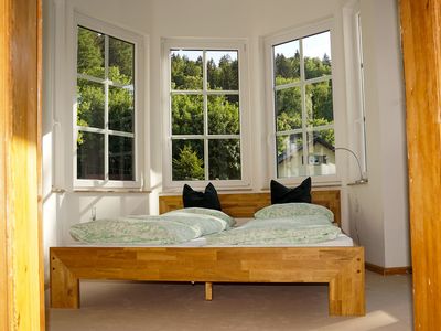 Schlafzimmer in der Villa Auberge Tabarz in Bad Tabarz (Inselsbergregion