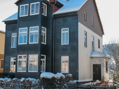 Außenansicht: die Ferienwohnung Weber im Winter, in Friedrichroda im Thüringer Wald