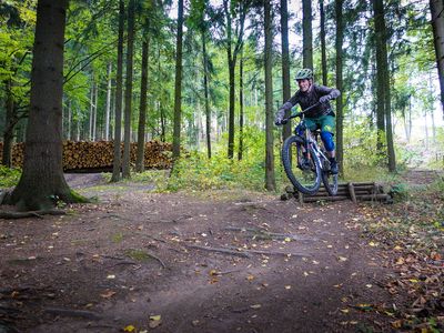 Uwe Soboll aus Bad Tabarz unterwegs auf dem Inselsberg.Ride in Bad Tabarz / Inselsbergregion