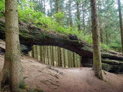 Steinernes Tor in Tambach-Dietharz (Talsperrenregion) im UNESCO Global Geopark Thüringen Inselsberg – Drei Gleichen