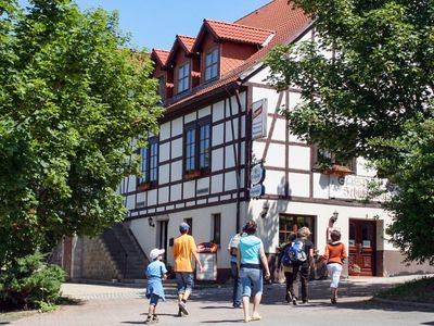 Die familiengeführte Pension & Restaurant „Schützenhof“ in Mühlberg (Thüringer Burgenland Drei Gleichen)