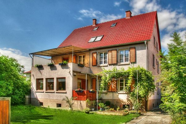 Außenansicht der Pension "Maria Am Schlosspark" in Gotha