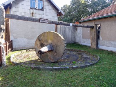 Denkmal Waidmühle Pferdingsleben im Nessetal in der Region Gothaer Land
