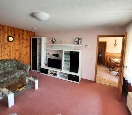 Ferienhaus Waldidylle Wohnzimmer Tambach-Dietharz